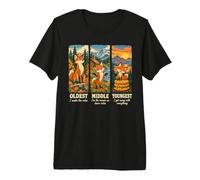 Le Plus Vieux, C'est Moi Qui Fixe Les règles, Le Milieu, Je suis la Raison pour laquelle Nous Avons des règles T-Shirt Haut de Gamme