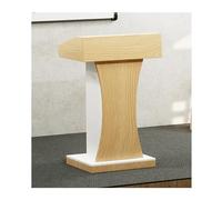 le Podium en bois pour présentations - Présentoir polyvalent pour bureau, école et événements à l'église, facile à déplacer et à installer
