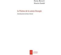 Le Poème de la sainte liturgie Maurice Zundel (Auteur), Marc Donzé (Préface)