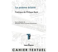 Le poème éclairé Poétique de Philippe Beck - Alexander Dickow - Hermann - broché - Essai