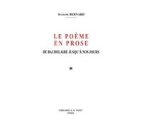 Le Poème En Prose De Baudelaire Jusqu'à Nos Jours