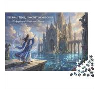 Le poème symphonique Bleu Puzzle 1000 Pièces Adultes Et Enfants,Casse-tête,Anti-Stress,Déco Murale, Premium,Carton,Dès 14 Ans,Jeu Éducatif,Défi,Détente 38x26cm