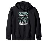 Le Poisson-Chat est la Preuve Que Dieu Nous Aime Le Poisson-Chat Sweat à Capuche