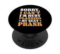 Le Poisson d'avril drôle blagues Farce Humour Farce farceur Avril 1 PopSockets PopGrip Adhésif