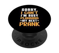 Le Poisson d'avril drôle blagues Farce Humour Farce farceur Avril 1 PopSockets PopGrip Adhésif