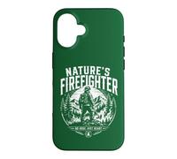 Le Pompier de Wildland Nature, héros de la Lutte Contre Les incendies de forêt Coque pour iPhone 16