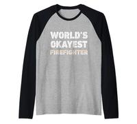 Le Pompier Le Plus Cool du Monde Un Pompier drôle Manche Raglan