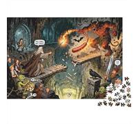Le Pont de Khazad-dûm s'effondre Puzzle en Bois Imperméable DIY Puzzles De 1000 Pièces pour Adultes Cadeaux Défi Et Casse-tête Jeux De Stimulants