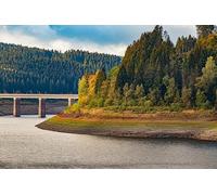 Le Pont sur la rivière - Puzzle de 1500 pièces pour Adultes : Idée Cadeau pour renforcer la cohésion d'équipe Entre Amis ou en Couple (14 Ans et Plus)