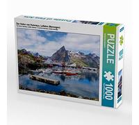 Le Port de Hamnøya, Lofoten (Norvège) 1000 pièces Puzzle