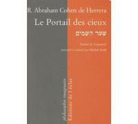 Le portail des cieux - R. Abraham Cohen HERRERA (DE) - Eclat Eds De L' - broché - Essai