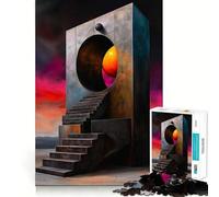 Le Portail Mystique Puzzle de 1000 pièces pour Adolescents Jeu de réflexion et de Groupe Découpe de précision pour Les fêtes 38x52cm