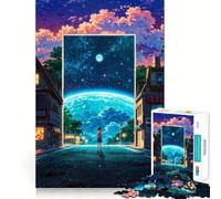 Le Portail vers l'univers Puzzle pour Adolescents de 1000 pièces Jeu de réflexion Relaxant et Amusant Cadeau touchant (38x52cm)