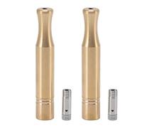 Le porte-cigarette détachable en cuivre filtre les hommes de tube de tabagisme de 2,36 pouces