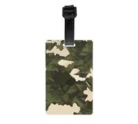 Le porte-étiquette de bagage camouflage de l'armée protège l'intimité et est un must have pour les voyages et est durable