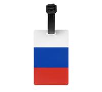 Le porte-étiquette de bagage drapeau russe protège de l'intimité et est un must have pour les voyages et est durable