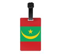 Le porte-étiquette drapeau de la Mauritanie protège votre vie privée et est un must have pour les voyages et est durable