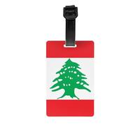 Le porte-étiquette drapeau du Liban protège votre vie privée et est un must have pour les voyages et est durable