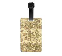 Le porte-étiquette Treasure Labyrinthe protège l'intimité et est un must have pour les voyages et est durable