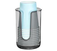 Le porte-gobelet en carton - Distributeur compact de rince-bouche est livré avec un support de traitement et de stockage exquis, un distributeur de gobelets de salle de bain et un organisateur de
