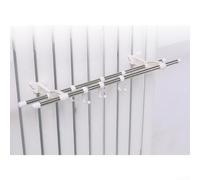 Le porte-serviettes double pôle pour radiateur est équipé de 6 crochets, offrant un grand espace de rangement, pour les serviettes, les vêtements, les serviettes et les vêtements (50 cm)