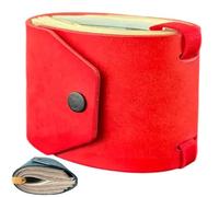 Le Portefeuille De Caisse,Pince à Billets à AccèS Rapide,Portefeuille MagnéTique en Cuir,Les Bandes Sac à Main Pratique avec Fermoir MagnéTique,Petite Pochette Compacte De Luxe (D)