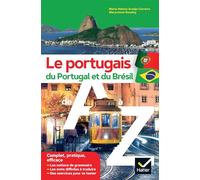Le portugais du Portugal et du Brésil de A à Z Grammaire, conjugaison & difficultés - Maryvonne Boudoy - Hatier - broché - Méthode de langue