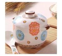 Le pot， Cocotte, marmite à soupe, cocotte en fonte avec couvercle for four, cocottes Pyrex, ensemble de(500ml)