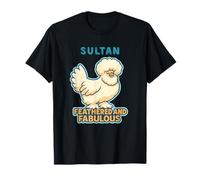 Le poulet fantaisie « Sultan » - Plumes et fabuleux T-Shirt
