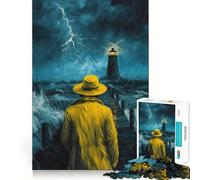 Le Pouvoir de la mer Puzzle de 1000 pièces pour Adolescents Jeu Intelligent et Complice Découpe Lisse Liste de souhaits du Père Noël 38x52cm