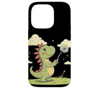 Le pouvoir des souhaits avec ce dinosaure et pissenlit Coque pour iPhone 14 Pro