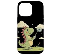 Le pouvoir des souhaits avec ce dinosaure et pissenlit Coque pour iPhone 14 Pro Max