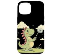 Le pouvoir des souhaits avec ce dinosaure et pissenlit Coque pour iPhone 15