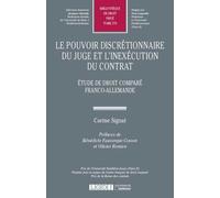 LE POUVOIR DISCRETIONNAIRE DU JUGE ET L INEXECUTION DU CONTRAT (578)