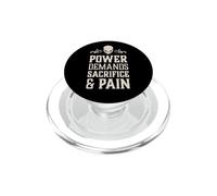 Le Pouvoir du crâne maléfique Exige du Sacrifice et de la Douleur Hell Demon Chaos PopSockets PopGrip pour MagSafe