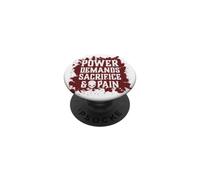 Le Pouvoir du crâne maléfique Exige du Sacrifice et de la Douleur Hell Demon Chaos PopSockets PopGrip Adhésif