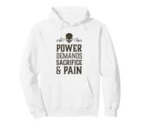 Le Pouvoir du crâne maléfique Exige du Sacrifice et de la Douleur Hell Demon Chaos Sweat à Capuche