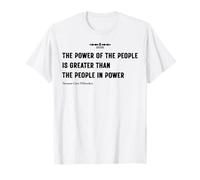 Le Pouvoir du Peuple est Plus Grand Que Le Peuple au Pouvoir T-Shirt