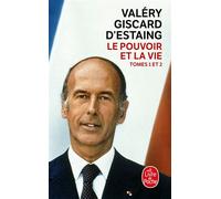 Le Pouvoir et la vie Tome 1 - Valéry Giscard d'Estaing - Lgf - Poche - Essai