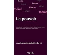 Le pouvoir - Patrick Cerutti - Vrin - broché - Essai