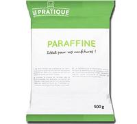 Le Pratique - Cire de Paraffine Alimentaire pour Confiture, Gelées et Fromages, Paraffine de Conservation Alimentaire sûre, Sachet Billes de Paraffine de 500 g - Fabriqué en France