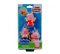 LE PREMIER AGE - TOMY Toomies BAIN PEPPA PIG Papa Pig, Peppa et George