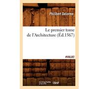 Le premier tome de l'Architecture (Éd.1567)