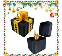 Le Present Irritant, Boîte Cadeau Enquiquinante avec Vis, La Boîte Prank - Défi de Vis Hilarant avec Surprises de Doigt d'Honneur, Cadeaux Rigolos pour Noël, Anniversaire, Halloween, Bureau