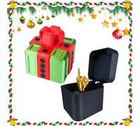 Le Present Irritant, Boîte Cadeau Enquiquinante avec Vis, La Boîte Prank - Défi de Vis Hilarant avec Surprises de Doigt d'Honneur, Cadeaux Rigolos pour Noël, Anniversaire, Halloween, Bureau