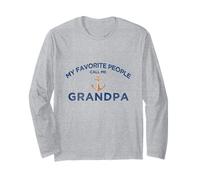 Le présentateur de The Family Favorite People Call Me Grandpa Gramps Manche Longue
