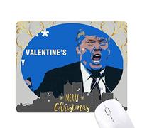 le président américain, drôle de trump image la nuit de noël, tapis de souris en caoutchouc