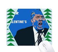 le président américain, drôle de trump image tapis de souris green pine tree tapis en caoutchouc
