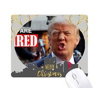 le président américain intéressant trump image la nuit de noël, tapis de souris en caoutchouc