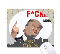 le président américain trump drôle d'image la nuit de noël, tapis de souris en caoutchouc